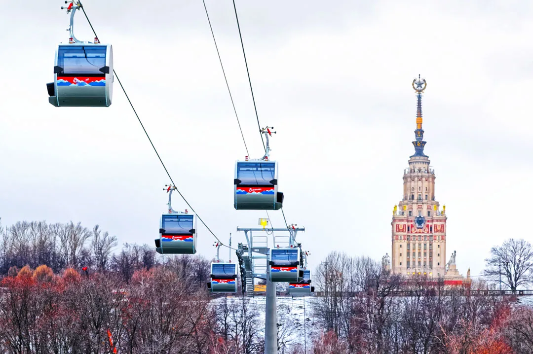 В Москве открыли канатную дорогу